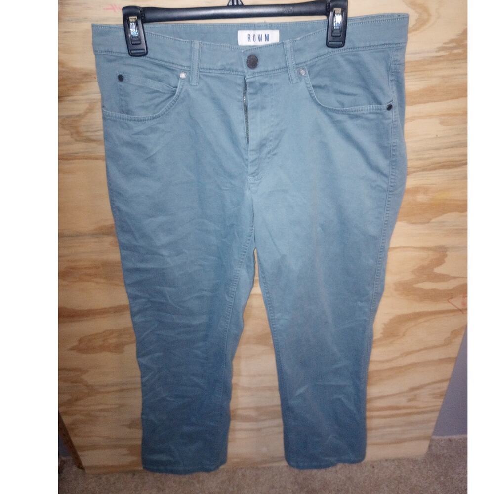 Men's ROWM Pants Blue/Gray 34x29‎